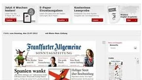 Frankfurter Allgemeine Sonntagszeitung startet E-Paper-Ausgabe
