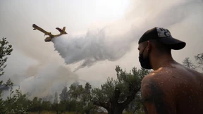 Feuer auf Insel Euböa weiter außer Kontrolle