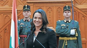 Eine Frau ganz auf Orbáns Linie