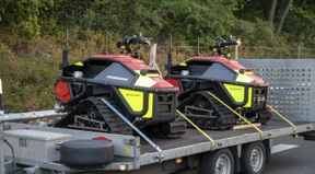 Brand auf früherem Truppenübungsplatz mit Munition im Boden