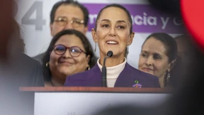 Claudia Sheinbaum in Umfragen weit vorne