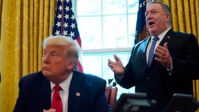 Auch Pompeo klammert