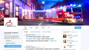 Frankfurter Feuerwehr im Twitter-Einsatz