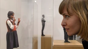 Jede Menge Schriften an den Wänden