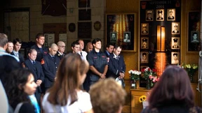 Familientreffen an der Drehleiter