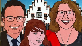 Im Römer mit Holger und Ursula