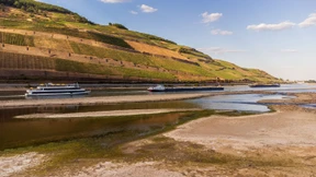 Niedrigwasser macht Ölhandel zu schaffen