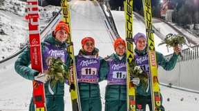 Deutsche Skispringer ganz vorne