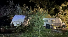 Ein Toter nach schweren Unwettern über Süddeutschland