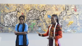 Ein Kunstwerk im Weltall, eine Botschaft für Afrika