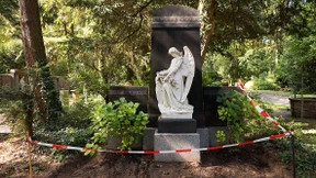 Leben auf dem Friedhof