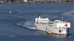 Lazarettschiff im Corona-Einsatz