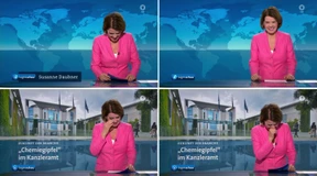 So erklärt Susanne Daubner ihren Lachanfall im Live-Fernsehen