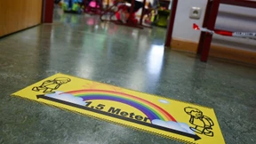 Aufs Gelände kommt man nur mit Maske