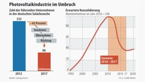 Nur ein Drittel der Solarfirmen wird überleben