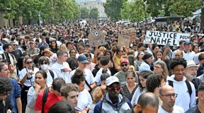 Eine Revolte, um Nahel zu rächen