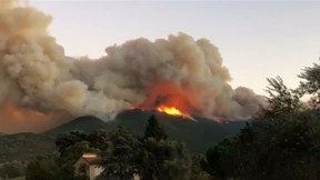 Heftige Waldbrände bei Siena