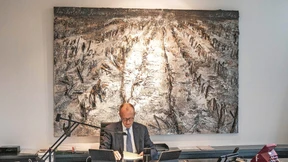 Wie kommt das Anselm-Kiefer-Bild ins Kanzler-Büro?