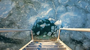 Eintauchen gegen den Winterblues