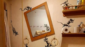 Banksy im Home-Office?
