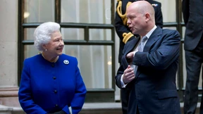 Eine Königin besucht ihre Regierung