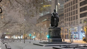 Heftige Schneefälle verzögern Frühlingsbeginn