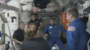 Neuankömmlinge auf der ISS angekommen