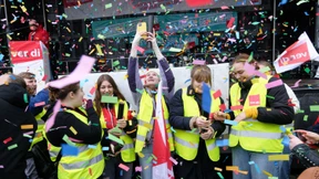 Verdi ruft zu Warnstreiks vor dritter Verhandlungsrunde aus