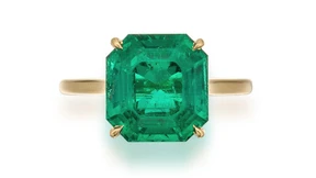 Aus Schiffswrack geborgener Smaragd wird in New York versteigert