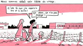 Blondgelockt in Syrien