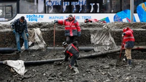  Da muss noch mal die Rüttelplatte ran