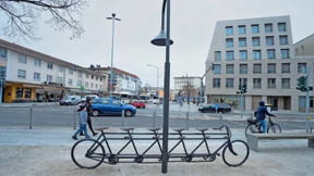 Werbefoto als Raumobjekt