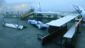 Erster Schnee in Hessen