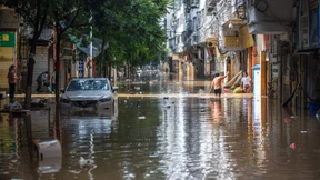 Rekordniederschläge in China