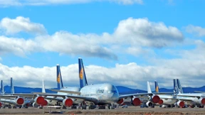 Ein Besuch auf Europas größtem Flugzeug-Parkplatz