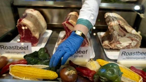 Großdemo mit Huhn und Trecker