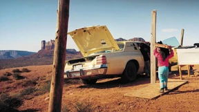 Ein Stück Wegs die Straße hinauf