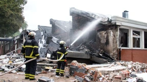 Großbrand an Hamburger Schule