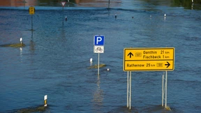 Die Elbe flutet auch Teile der Altmark