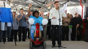 Arm, schwarz, behindert