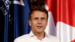 Pressekonferenz von Macron nach dem Abschluss des G-7-Treffens