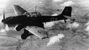 Sturzkampfbomber vor Rügen