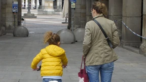 Kinder in Spanien wieder im Freien