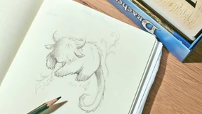 Er will doch nur zeichnen