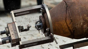 Per Wasserstrahl gegen Weltkriegsbomben