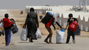 Fast die Hälfte aller Syrer auf der Flucht