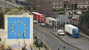 Die Briten üben Brexit