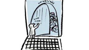 Wie die Universität online geht