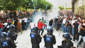 Anti-Israel-Parolen über Polizeilautsprecher verbreitet