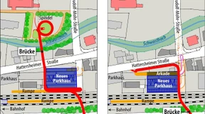 Brücke für Fußgänger